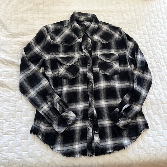 Rails Flannel button Up - Picture 1 of 2